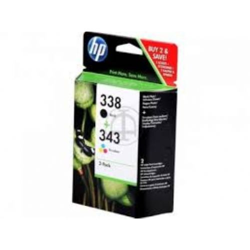 CARTUCCIA HP MULTIPACK 338 + 343 ORIGINALE SD449EE